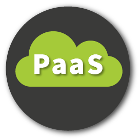 PaaS Cloud Icon