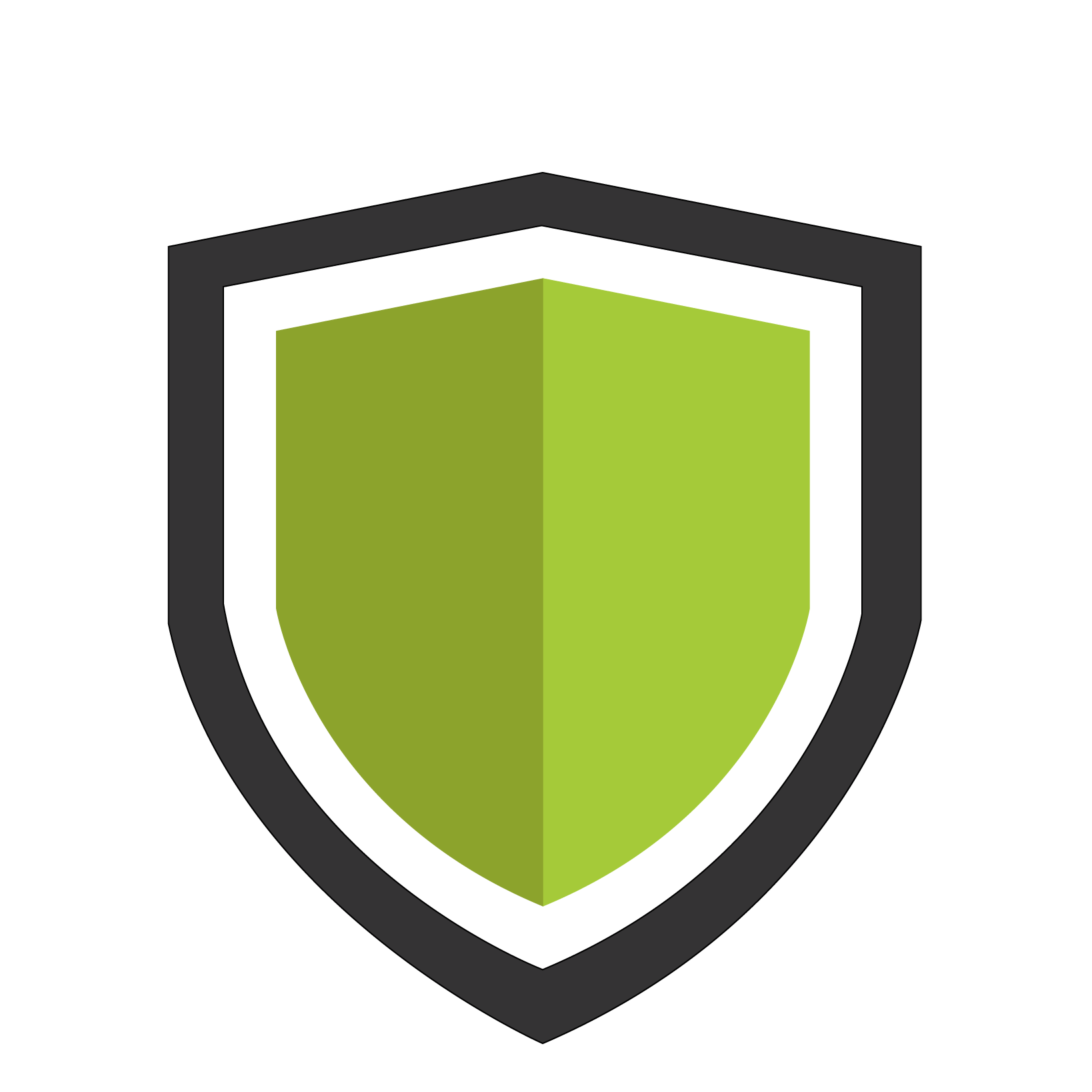 data protection icon of a shield by Erin Gibbs